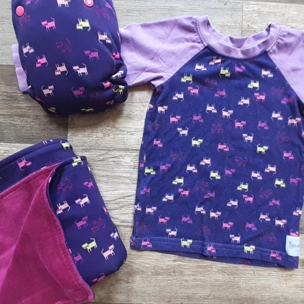 Twinkie Tush - cloth diaper - Electrocat (set) OS